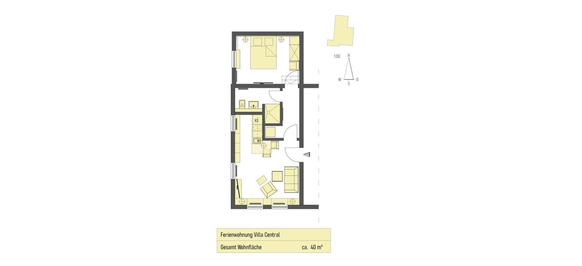 Ferienwohnung Villa Central - Luettje Nuest Borkum Eksteriør bilde